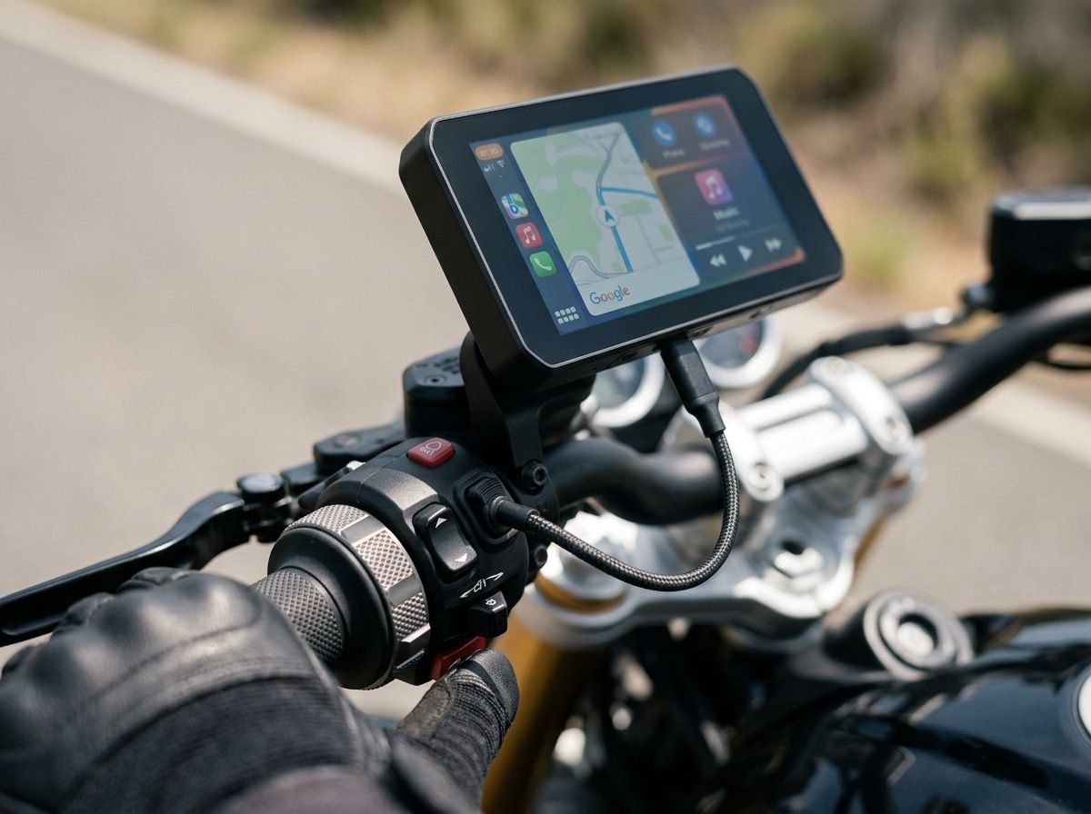 Molette BMW et écran Chigee AIO-5 Play fixé juste au-dessus